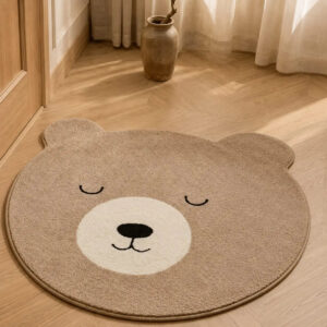Bear Face Nursery Rug for Baby