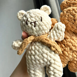 Artisan Crochet Bear: Cream