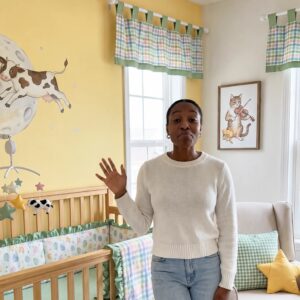 Sugar Plaid Nursery Rhymes Design